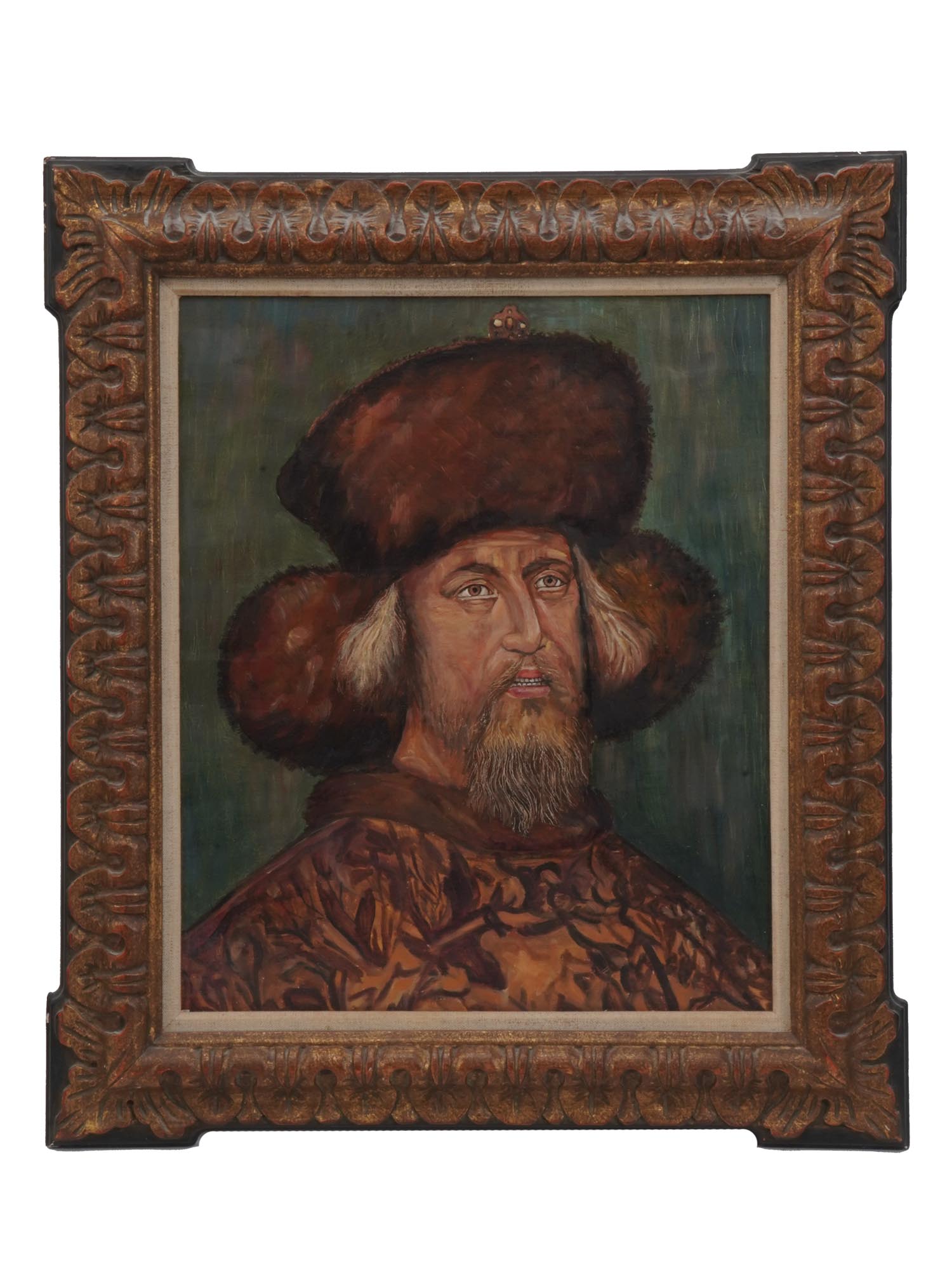 OIL PAINTING OF PORTRAIT AFTER ANTONIO PISANELLO PIC-0